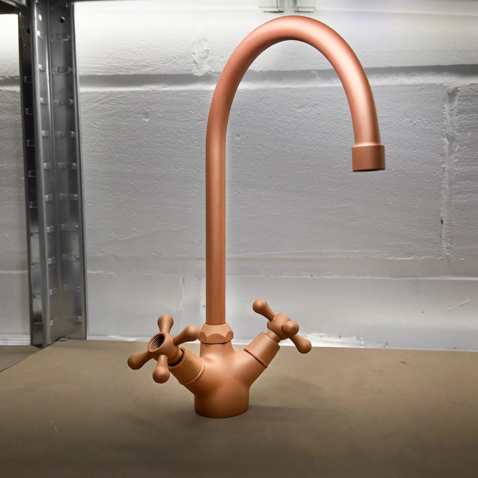 Kitchen tap finished in Cerakote Copper H-347